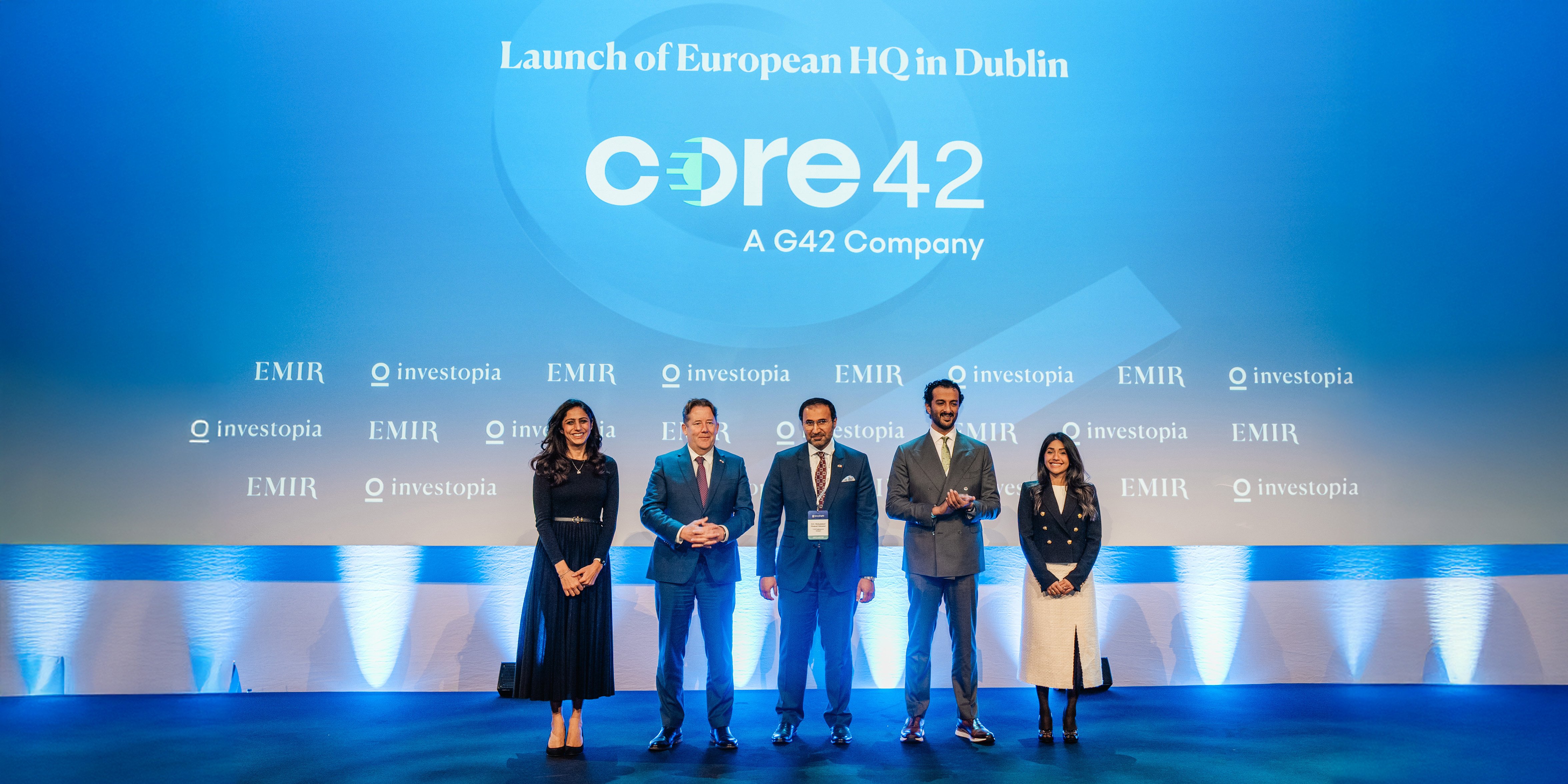 Announcement on the stage