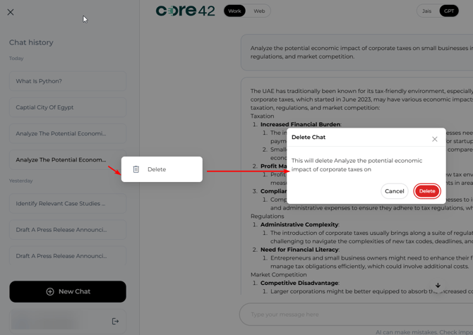 Manage Your Chat