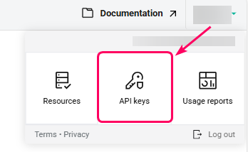 Manage API Keys