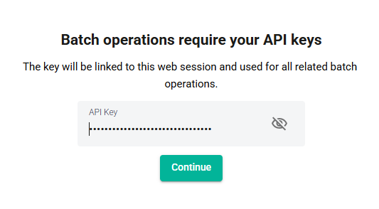 Create Batch Job