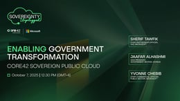 Enabling Government Transformation with Core42 Sovereign Cloud