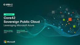 Explore how organizations can leverage Core42 Sovereign Public Cloud to accelerate their digital transformation journey
