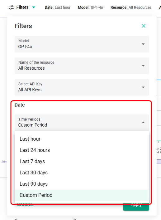 usage-report-filters