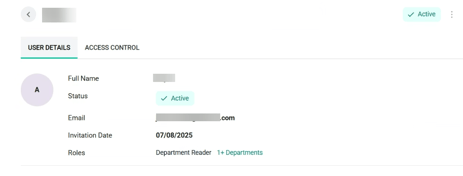 user details