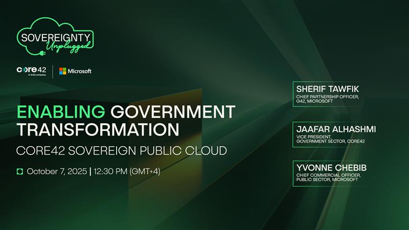 Enabling Government Transformation with Core42 Sovereign Cloud